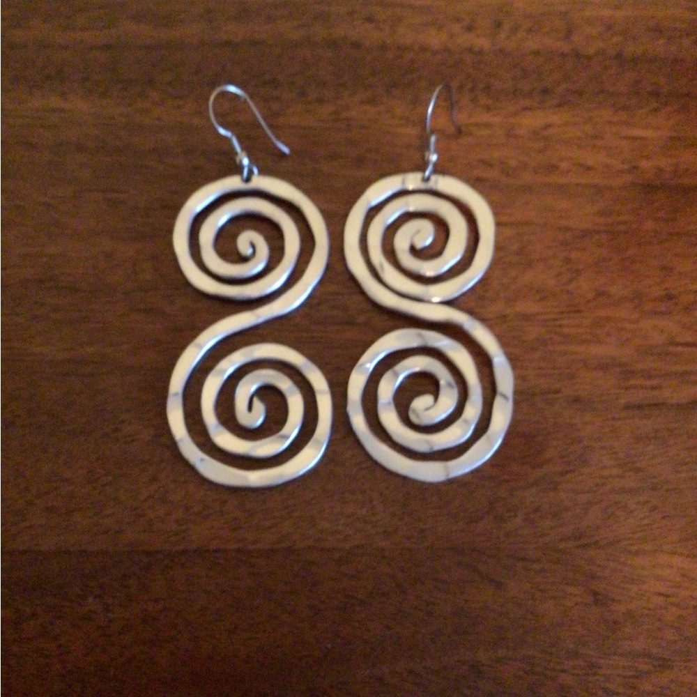 2 for $21 Spiral Drop Earrings